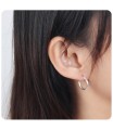 2.0mm Silver Hoop Earring CR-12